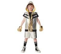 Boland - Disfraz de boxeador para niños, conjunto con chaleco, pantalones y guantes de boxeo, para Carnaval y fiestas temáticas