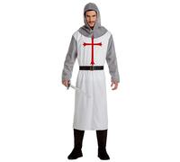 Boland - Disfraz de caballero medieval para hombre, disfraz para fiestas temáticas o carnaval, disfraz de cuento de hadas