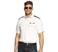 Boland - Disfraz de capitán, camisa, camisa hombre, marinero, marinero, disfraces, fiesta de disfraces, carnaval