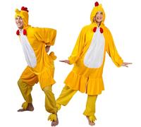Boland - Disfraz de gallina amarilla con bolsillos