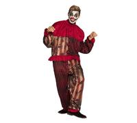 Boland - Disfraz de Payaso de Medianoche, traje con cuello, hombre, terror, payaso, psicópata, Halloween, carnaval, fiesta de disfraces