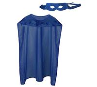 Boland - Disfraz de Héroe, 2 Piezas, talla única, adulto, máscara y capa, rojo, Superman, héroe, fiesta temática, carnaval