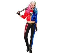 Boland - Disfraz de Jester Fatale para adultos, disfraz de Halloween, carnaval y fiesta temática
