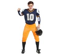 Boland - Disfraz de fútbol americano, 6 piezas, disfraz para fiestas temáticas, Halloween o carnaval