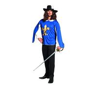 Boland - Disfraz de mosquetero Lambert | Sombrero, camiseta y pantalones, disfraz de caballero, carnaval, Edad Media, cuentos de hadas, príncipe