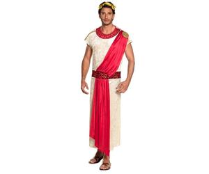 Boland - Disfraz de Nerón para adulto, tocado y toga con chal, disfraz, emperador romano, dios griego, romano, carnaval, fiesta temática