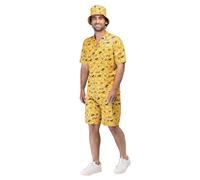 Boland - Disfraz de pato de la suerte para hombre, conjunto de disfraz con pantalones, camiseta y sombrero para carnaval, festivales y fiestas temáticas, pato de baño