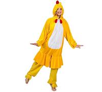 Boland - Disfraz de peluche pollo para adultos, amarillo, máximo 1,95 m, 88005