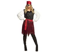 Boland Disfraz de pirata Gusty para adultos, color rojo, 44-46 (84526)