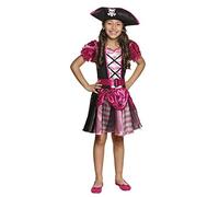 Boland - Disfraz de Pirata Nina para niños, Vestido, cinturón y Sombrero, Conjunto de Disfraz de Pirata, Carnaval, Fiesta temática