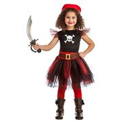 Boland - Disfraz de pirata para niños, 3 piezas, disfraz para fiestas temáticas, Halloween o carnaval, disfraz de marinero