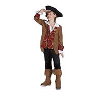 Boland - Disfraz de pirata Pedro para niños, de 4 a 6 años | Conjunto de 5 piezas, disfraz para niños, carnaval y fiestas temáticas, corsario de los mares, capitán