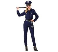 Boland - Disfraz de mujer policía para mujer, 4 piezas, disfraz para fiestas temáticas, Halloween o carnaval, disfraz de policía