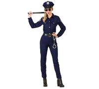 Boland - Disfraz de policía para mujer, agente Nancy | Gorra, camiseta, pantalones, cinturón, Carnaval, despedida de soltero y uniforme, profesión