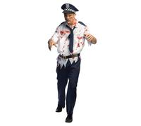 Boland - Disfraz de policía zombi para hombre