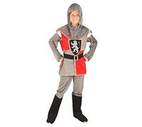 Boland - Disfraz de Sir Templeton para niño, caballero, medieval, cresta en el pecho, sombrero, cubrebotas, carnaval, fiesta de disfraces