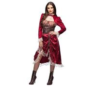 Boland - Disfraz de Steampunk Almira para adulto, vestido para carnaval, fiestas tematicas y cosplay, disfraces para mujer