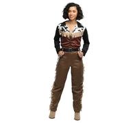Boland - Disfraz de vaquera para mujer, 3 piezas, disfraz para fiestas temáticas, Halloween o carnaval, Lejano Oeste, vaquero
