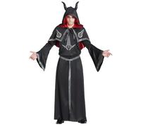 Boland - Disfraz de Demonio Negro para adultos, disfraz de diablo de carnaval, conjunto de disfraces para Halloween, carnaval y fiestas temáticas