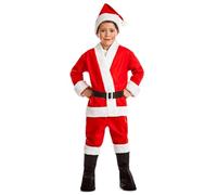 Boland - Disfraz infantil de Papá Noel 6 piezas, disfraz de Papá Noel, Navidad o carnaval
