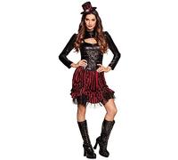 Boland - Disfraz Steampunk Lady, conjunto con vestido y sombrero, disfraces de carnaval para mujer, disfraz de Halloween