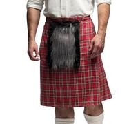Boland - Falda escocesa para adultos, falda escocesa para disfraces, fiestas temáticas, Halloween o carnaval, disfraz tradicional escocés