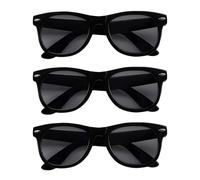 Boland - Gafas de fiesta en un set, 3 piezas, gafas para adultos, gafas divertidas, sin receta, gafas de sol, disfraces horteras, accesorios para disfraces