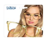 Boland - Gafas de fiesta nerd, para adultos, gafas divertidas sin gafas, gafas de plástico, de los años 80, fiesta temática, carnaval, Halloween