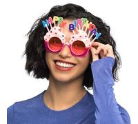 Boland - Gafas de fiesta para adultos, de plástico, divertidas, sin graduación, gafas de sol, fiesta de mal gusto, fiesta de lemas, carnaval