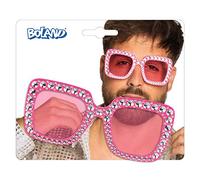 Boland-Partybrille 02632 Bling para Adultos Rosa con Diamantes de imitación Gafas Divertidas Carnaval Fiesta Temática Halloween, dibujos animados, color, talla única