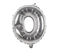 Boland Globo de aluminio tamaño carta 36 cm globo plata letra globo aire helio relleno cumpleaños aniversario año sorpresa fiesta cumpleaños infantil