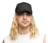 Boland - Gorra con peluca de pelo sintético, gorra para carnaval, fiestas temáticas o festivales