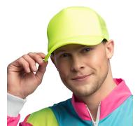 Boland - Gorra de neón, gorra de béisbol para adultos, gorra, años 90, gorra de béisbol, festival, carnaval y fiesta temática
