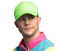 Boland - Gorra de neón, gorra de béisbol para adultos, gorra, años 90, gorra de béisbol, festival, carnaval y fiesta temática