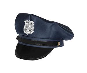 Boland - Gorra de policía especial para niños, talla ajustable | Gorra de béisbol para disfraces, carnaval, fiestas temáticas y despedidas de soltero, policía, uniforme