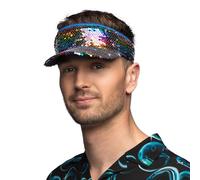 Boland - Gorra de visera Blitz, gorra para adultos, gorra de los 90 para fiesta, carnaval o fiesta temática retro (Paquete de 4)