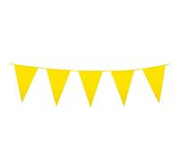 Boland - Guirnalda con banderines 45x30 (XL) amarillo