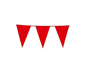 Boland - Guirnalda con banderines 45x30 (XL) rojo