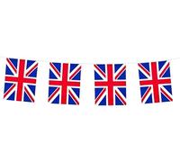 Boland - Guirnalda de banderines Union Jack, 10 metros