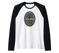 Boland Irish Stout Apellido Camiseta Manga Raglan