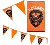 Boland - Juego de decoración Holandesa, banderines, banderines, banderines, holandés, decoración, Copa del Mundo