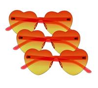 Boland - Juego de gafas de fiesta Love & Peace, gafas para adultos, gafas divertidas, hippie, festival, fiesta temática, accesorios para disfraces