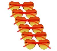 Boland - Juego de gafas de fiesta Love & Peace, gafas para adultos, gafas divertidas, hippie, festival, fiesta temática, accesorios para disfraces