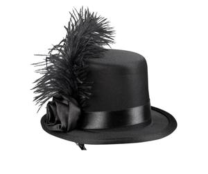 Boland Juliette 76328 - Accesorio para el pelo para mujer, talla única | Mini sombrero de clip estilo charlestón para disfraces