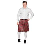 Boland - Kilt escocés Mr Tartan - Falda de tartán envolvente hasta la rodilla, talla única, adultos