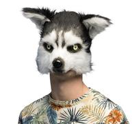 Boland - Máscara de animales de peluche para adultos, media máscara realista para carnaval, fiestas temáticas o un evento de cosplay de animales