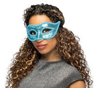 Boland - Máscara de ojos veneciana con lentejuelas, máscara para disfraces, Carnaval, fiesta temática y Halloween