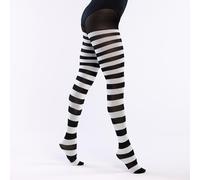 Boland - Medias con rayas, medias para carnaval, fiestas temáticas o festivales, disfraces de carnaval para mujer