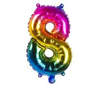 Boland Bol21988 Globo Mylar Número '8' (36 Cm), Multicolor