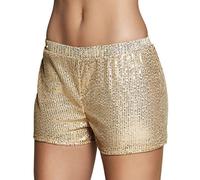 Boland Pantalones Cortos con Brillantes Dorados, para Mujer, Talla única